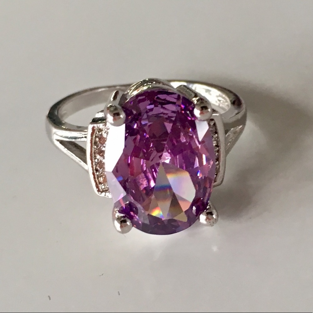 Sterling silver cocktail ring